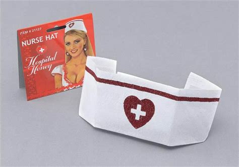 Nurse Hat Nurses Caphospital Fancy Dress Accessory Ebay