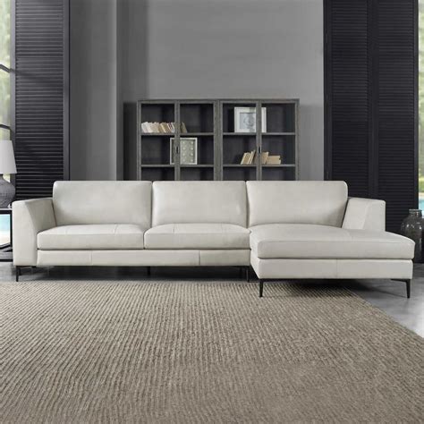 Thomasville Odette 2 Piece Leather Sectional