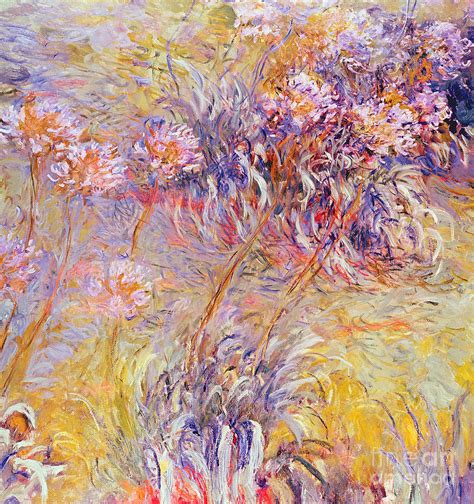 With the passing years he developed a passion for botany, exchanging plants with his friends clemenceau and caillebotte. Impression - Flowers Painting by Claude Monet