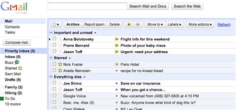 Gmail Priority Inbox Sorts Your Email For You And Its Fantastic