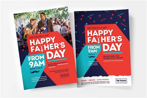 Fathers Day Poster Template In Psd Ai And Vector Brandpacks