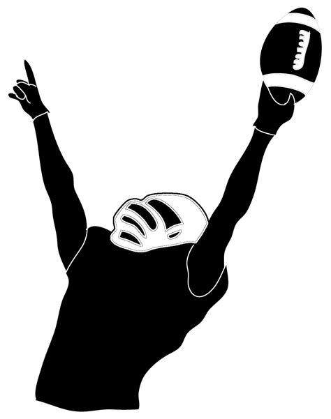 Free Football Silhouette Cliparts Download Free Football Silhouette
