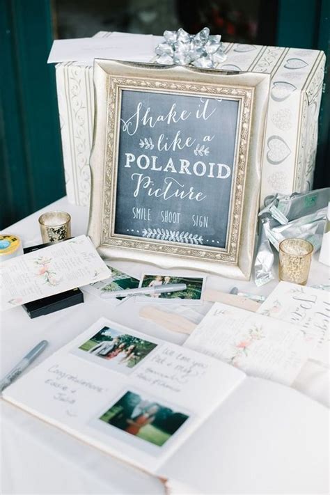 20 Creative Wedding Ideas To Use Polaroid Polaroid Wedding Wedding