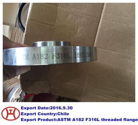 Astm A182 F316l Threaded Flange Manufacturers And Factory China