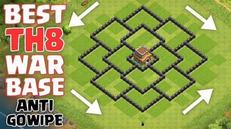 Coc th6 anti 2 star/ anti 1 star war base 2020 *with copy link* can be used also as th6 trophy base [some players use it for. Formasi Coc Th 8 Anti Bintang 3 - Eva