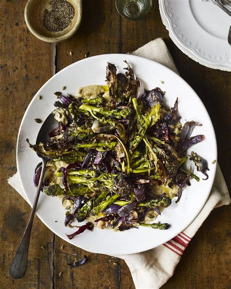 Roast Purple Sprouting Broccoli Recipe Delicious Magazine