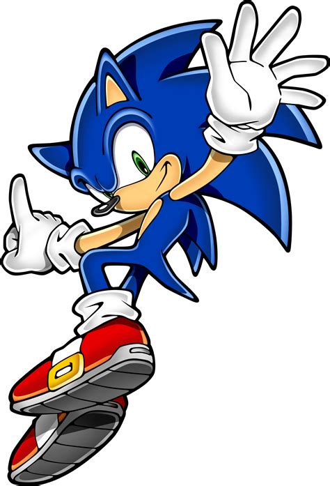 Sonic Hedgehog Jumping Png Transparente Stickpng