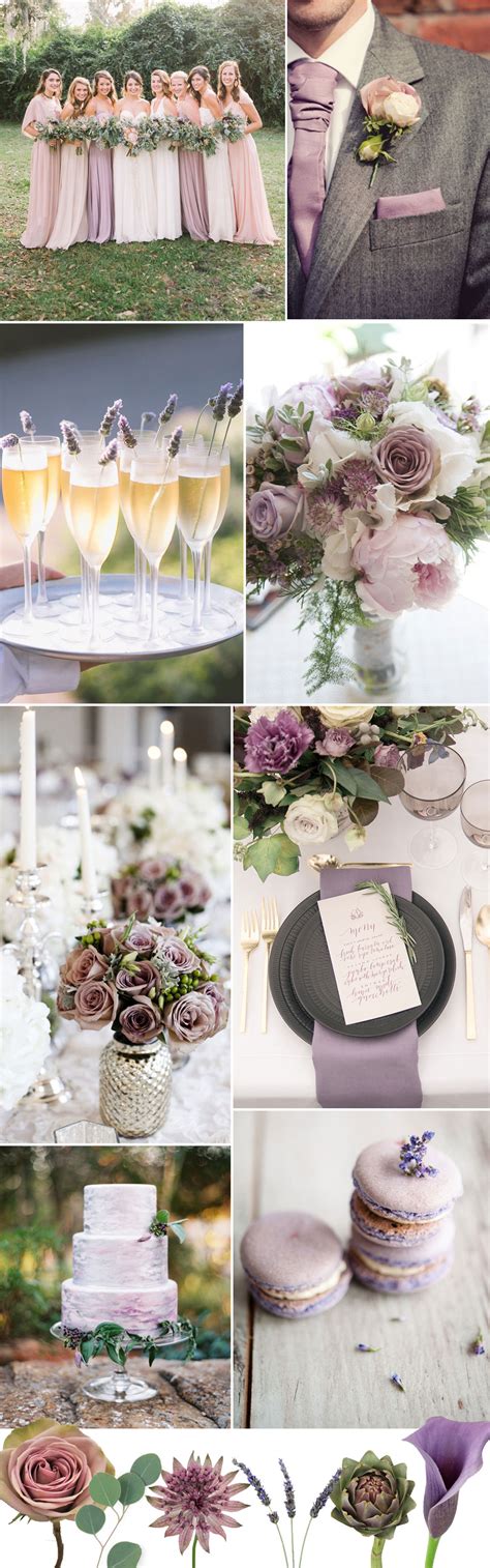Soft Mauve Wedding Accents Fiftyflowers