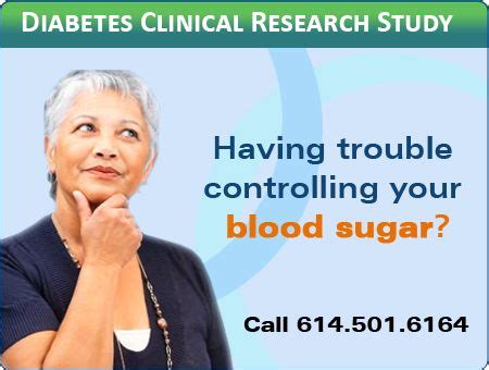 Type 1 diabetes is a disorder characterized by an absolute deficiency of insulin resulting in elevations in blood sugar. Diabetes Clinical Trials - Columbus Clinical Research in Columbus, Ohio is currently conducting ...