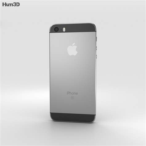 Apple Iphone Se Space Gray 3d Model Electronics On Hum3d