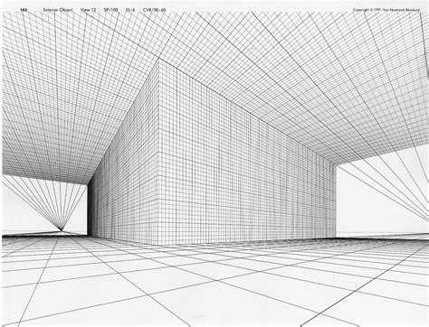 Room Perspective Drawing Perspective Drawing Architecture