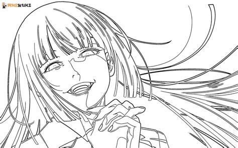 Yumeko Jabami Coloring Page