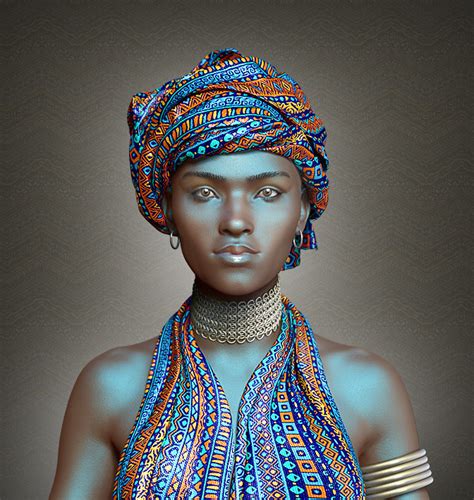 Artstation African Woman