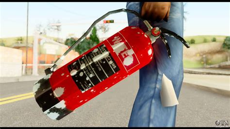 Fire Extinguisher With Blood Para Gta San Andreas