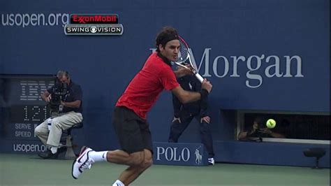Roger Federer Slow Mo Backhand Hd Youtube