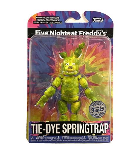 Five Nights At Freddys Tie Dye Springtrap Action Figure Visiontoys