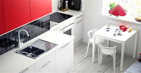 Small Ikea Kitchen And Studio Small Spaces Ideas House And Garden
