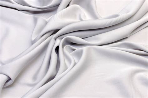Silk Fabric Twill Stretch Light Gray Stock Image Everypixel