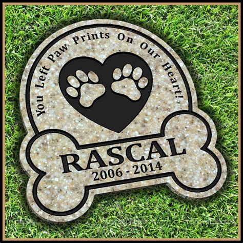 I will place the name of you pet and a sitting cat graphic on your stone. Pet Memorial Grave Marker Headstone Dog Cat Horse ...