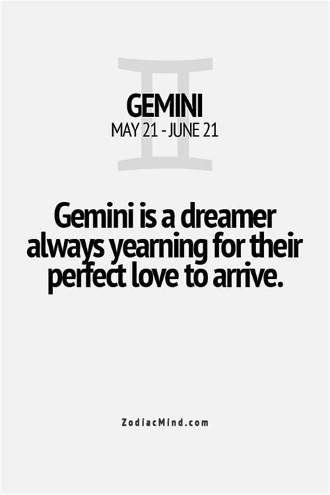 Gemini Is A Dreamer Always Yearning For Their Perfect Love To Arrive