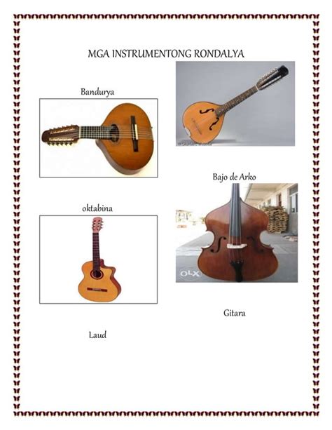 Mga Instrumentong Rondalya2 Pdf