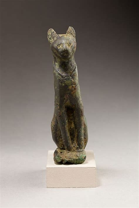 Statuette Of Cat Late Periodptolemaic Period The Metropolitan