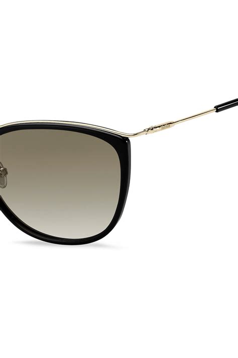 max mara classy v napszemüveg színátmenetes lencsékkel aranyszín fekete 58 17 140 standard