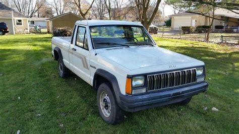 Jeep Comanche Standard Cab Pickup 1988 White With Sport For Sale