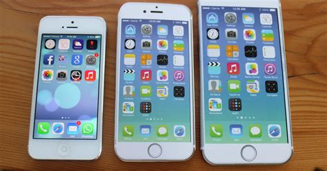 The only difference in how they look and feel is to do with their sizes; iPhone 6 Plus size comparison: Here's how big it is ...