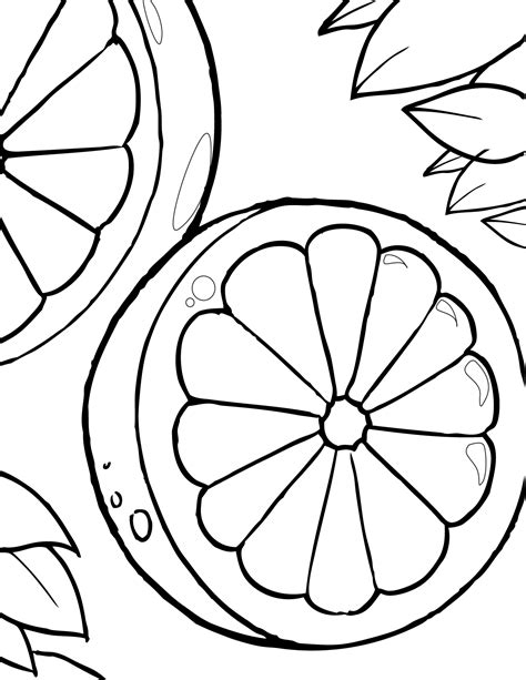 More than 5.000 printable coloring sheets. Oranges Coloring Pages - Best Coloring Pages For Kids