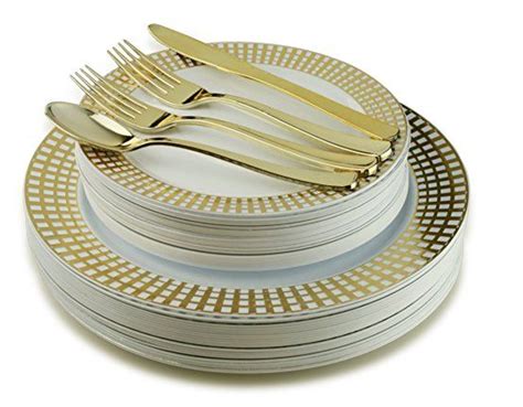 There are 741 disposable dinnerware for sale on etsy, and they cost $57.43 on average. " OCCASIONS " 360 PCS / 60 GUEST Wedding Disposable ...