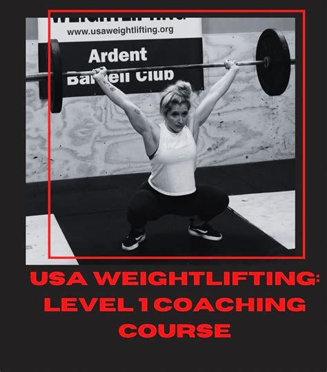 Usa Weightlifting Level 1 Course Ardent Crossfit Stafford January