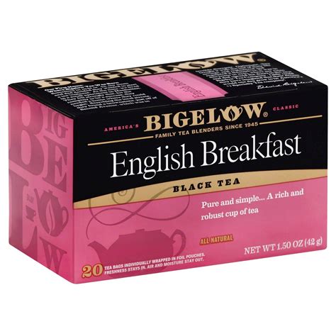Bigelow English Breakfast Tea Bags Shop Tea At H E B