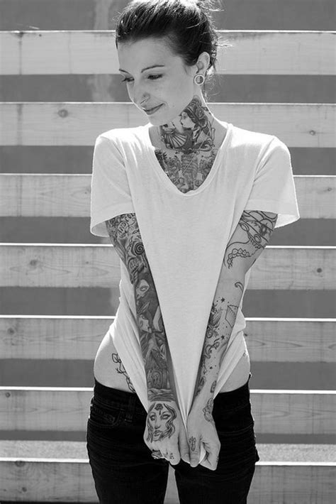 Neck Tattoo For Guys Girls With Sleeve Tattoos Tattoos For Guys Tattoos For Women Tattooed