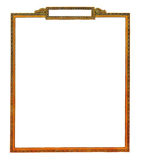 Antique Images Digital Borders Frame Illustration Download