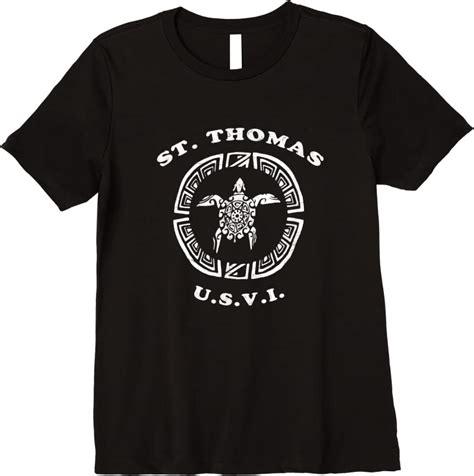 Apparel St Thomas Usvi Vintage Tribal Turtle Vacation T Shirts Tees