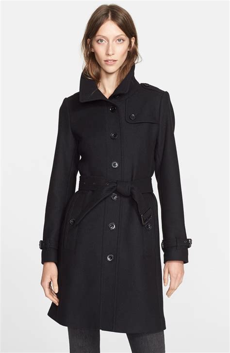 Burberry Brit Rushfield Wool Blend Single Breasted Coat Nordstrom