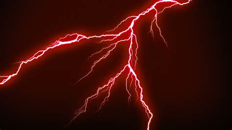 Realistic Lightning Strikesthunderstorm With Flashing Lightning More