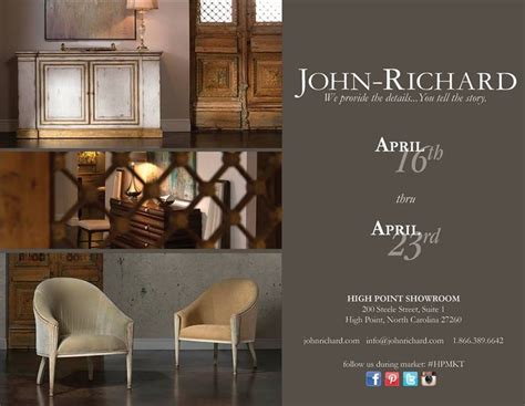 John Richard Collection New Introductions Coming To Hpmkt April 16