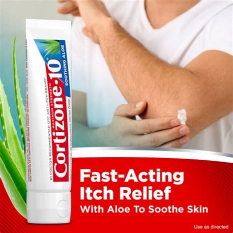 Cortizone 10® Maximum Strength Soothing Aloe Anti Itch Cream 1 Oz Kroger