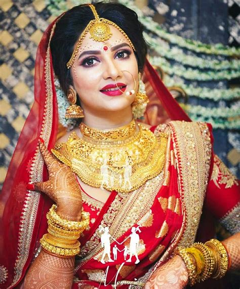 Pin By Sushmita Basu ~♥~ On For Wedding Pose N Jewlry Bengali Bride