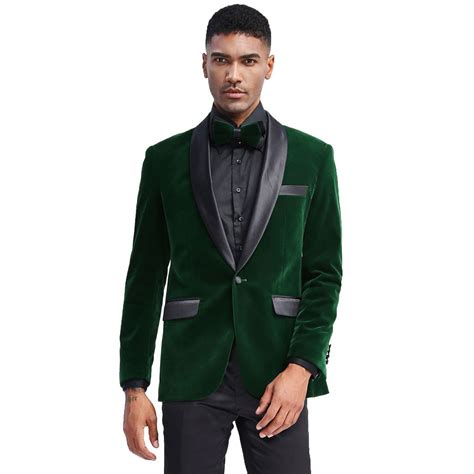 emerald green velvet tuxedo jacket slim fit with shawl lapel green suit jacket tuxedo jacket