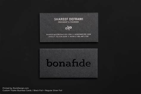 Design a professional printable card without hiring a graphic designer and spending time on endless drafts and create business card online that make an impression. Cool Black Business Card Design