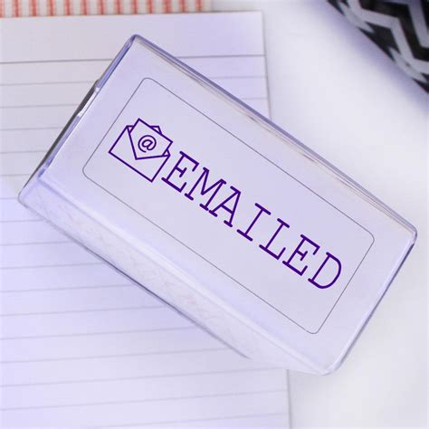 Rubber Self Inking Emailed Stamp Stamp Out