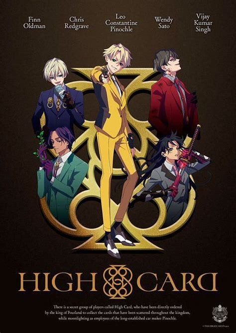 High Card Original Tv Anime Announces Premiere With A New Trailer And