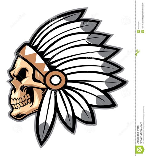 5,602 likes · 70 talking about this. Cartoon Of Indian Chief Skull Stock Vector - Illustration ...
