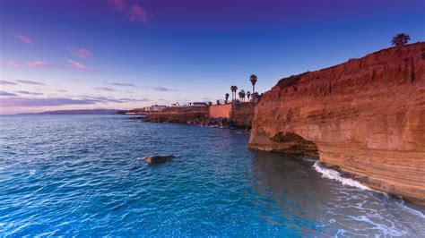 Sunset Cliffs Pacific Ocean San Diego 4k Ultra Hd Desktop