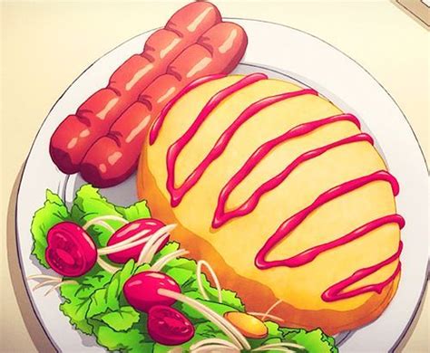 Pin By 月子 潮岡 On アニメ食 Comida Anime Japanese Food Illustration Cute
