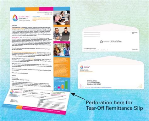 All In One Appeal Letter Package With Tear Off Remittance Slip
