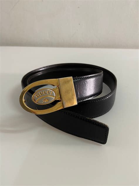 Vintage Gucci Leather Reversible Belt Etsy Uk